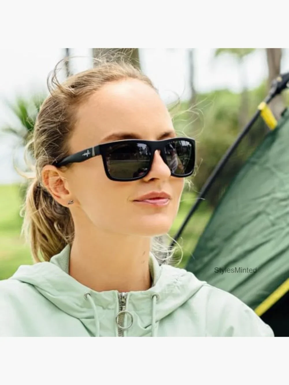 Fishing Polarized Sunglasses for Men Driving Running UV400 Wrap Around